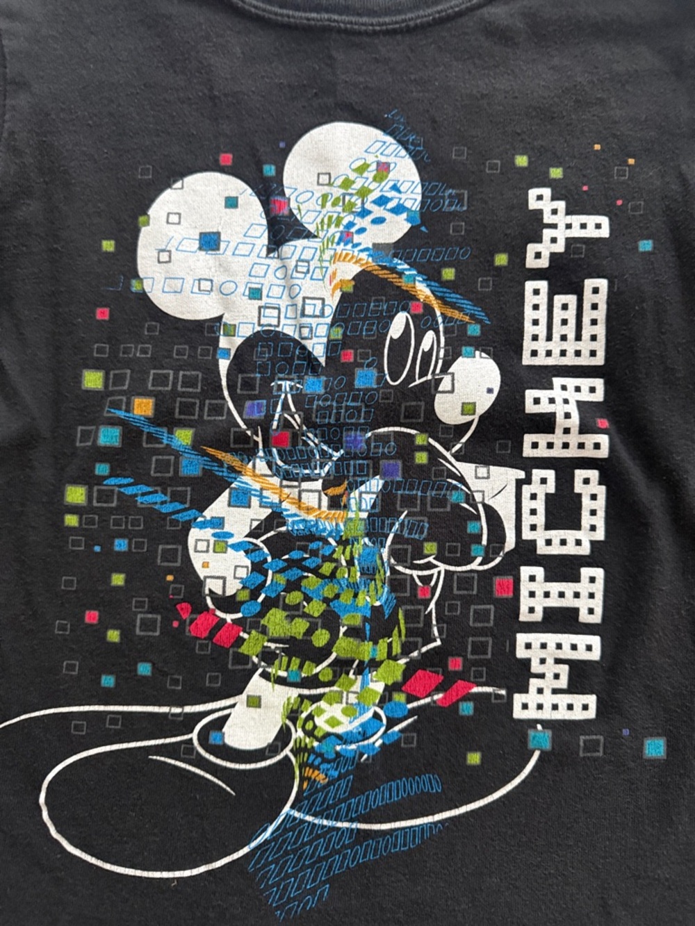 Disney Mickey Mouse Black Graphic Long-Sleeve Tee Boys 3T - Picture 2 of 5
